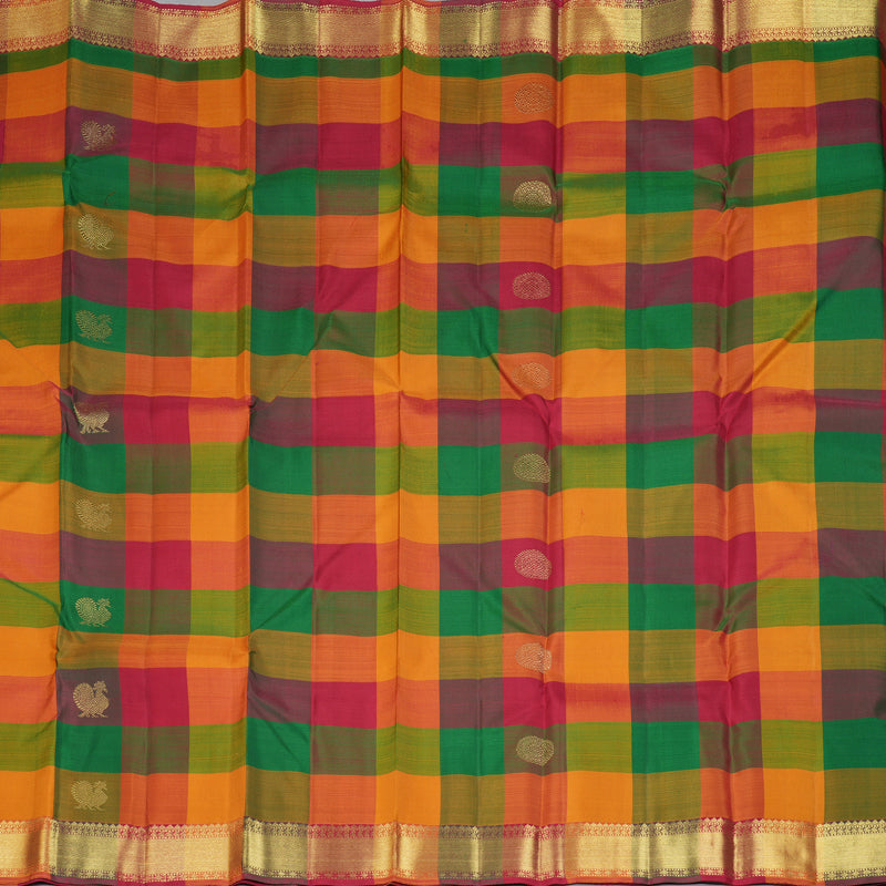 Hayagrivas Handloom Paalum Pazhamum Kanjivaram Silk Saree KSBE109C5-1