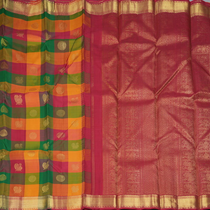 Hayagrivas Handloom Paalum Pazhamum Kanjivaram Silk Saree KSBE109C5-1