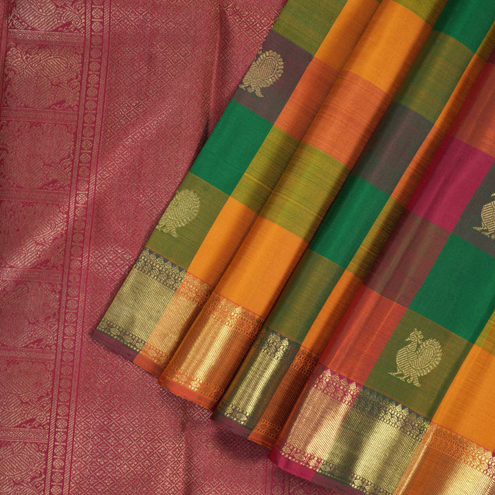 Hayagrivas Handloom Paalum Pazhamum Kanjivaram Silk Saree KSBE109C5-1