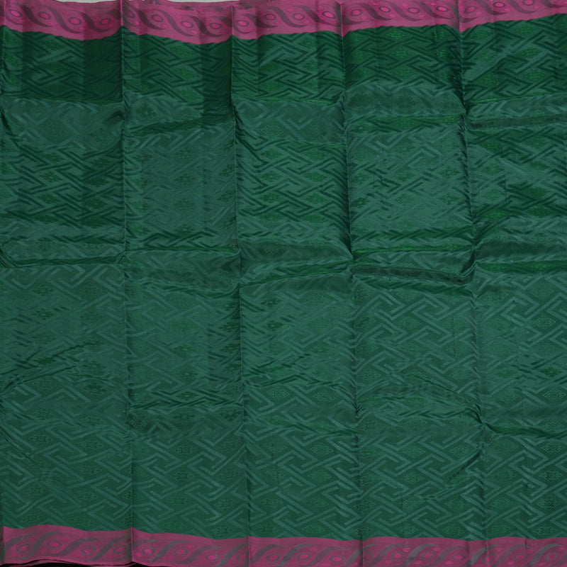 Hayagrivas Handloom Bottle Green Kanjivaram Silk Saree KSBE112C1-30