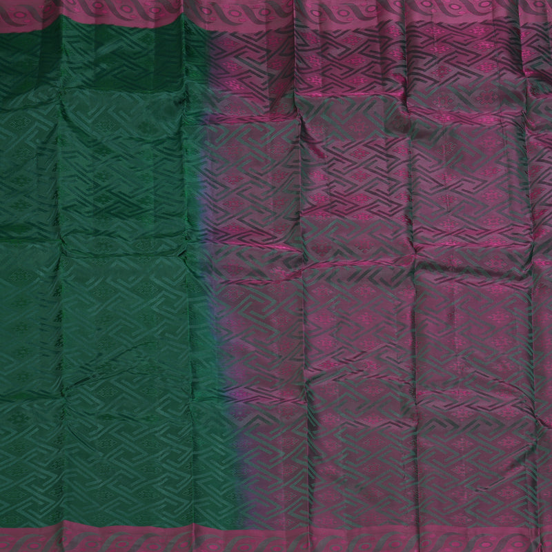 Hayagrivas Handloom Bottle Green Kanjivaram Silk Saree KSBE112C1-30