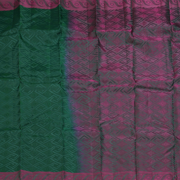 Hayagrivas Handloom Bottle Green Kanjivaram Silk Saree KSBE112C1-30