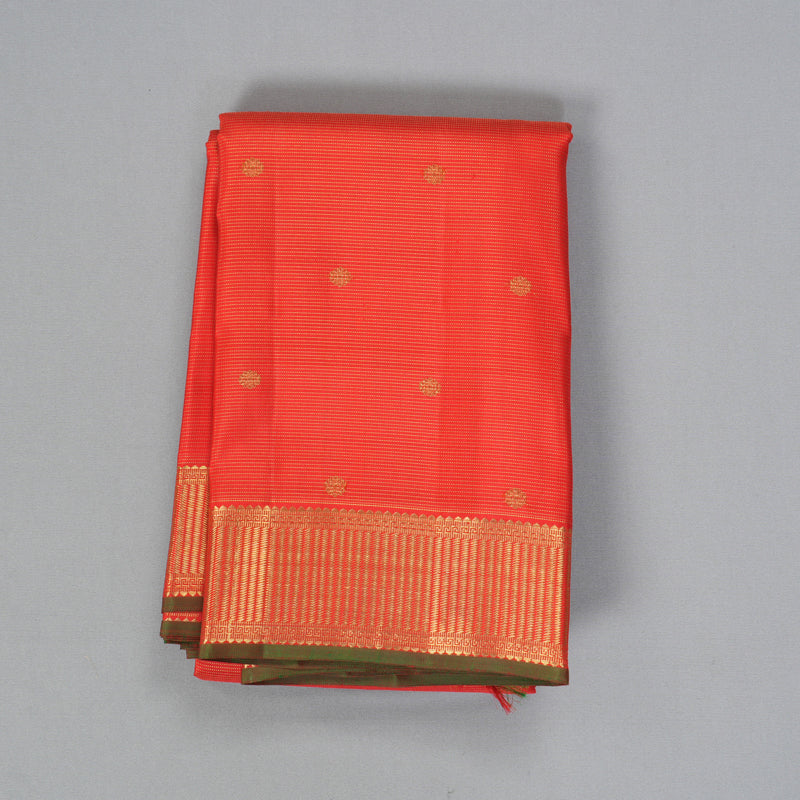 Hayagrivas Handloom Red Kanjivaram Silk Saree KSBE114C2-1