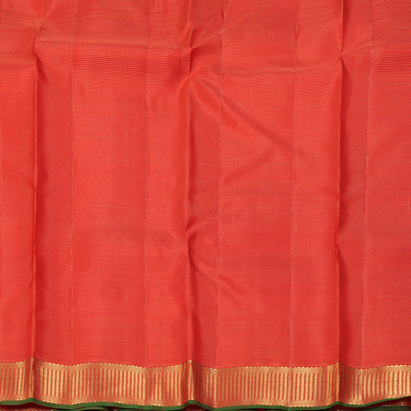 Hayagrivas Handloom Red Kanjivaram Silk Saree KSBE114C2-1