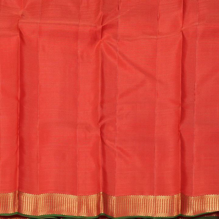 Hayagrivas Handloom Red Kanjivaram Silk Saree KSBE114C2-1