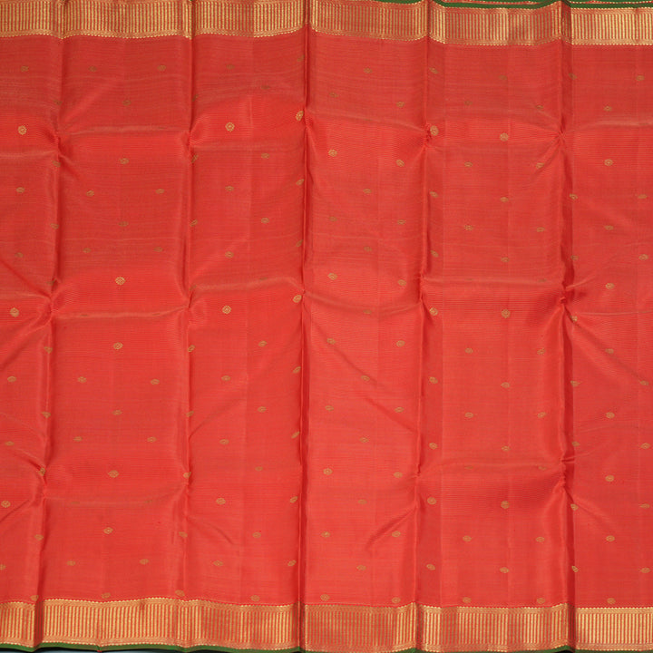 Hayagrivas Handloom Red Kanjivaram Silk Saree KSBE114C2-1