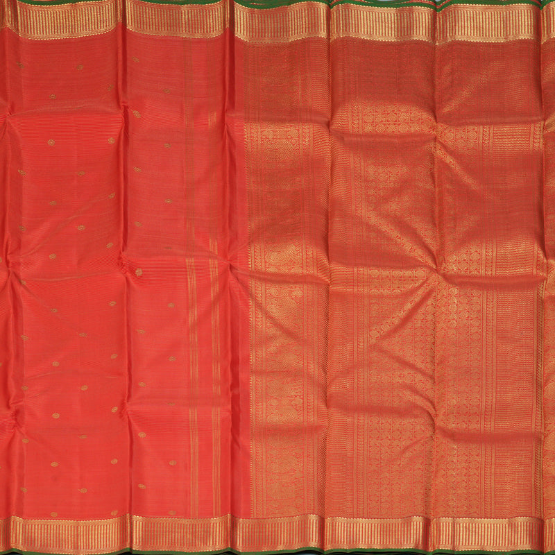Hayagrivas Handloom Red Kanjivaram Silk Saree KSBE114C2-1