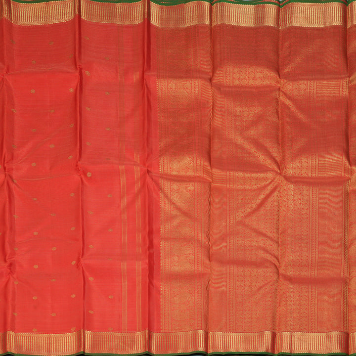 Hayagrivas Handloom Red Kanjivaram Silk Saree KSBE114C2-1