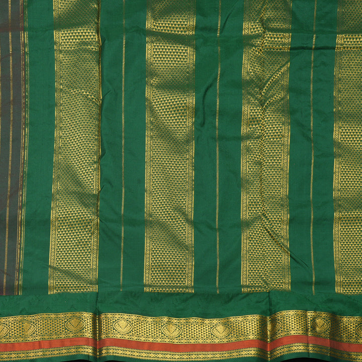 Hayagrivas Handloom Maroon Ten Yards Silk Saree KSBE117C5-2
