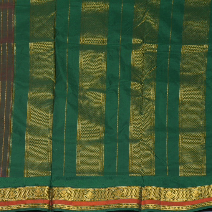 Hayagrivas Handloom Maroon Ten Yards Silk Saree KSBE117C5-4