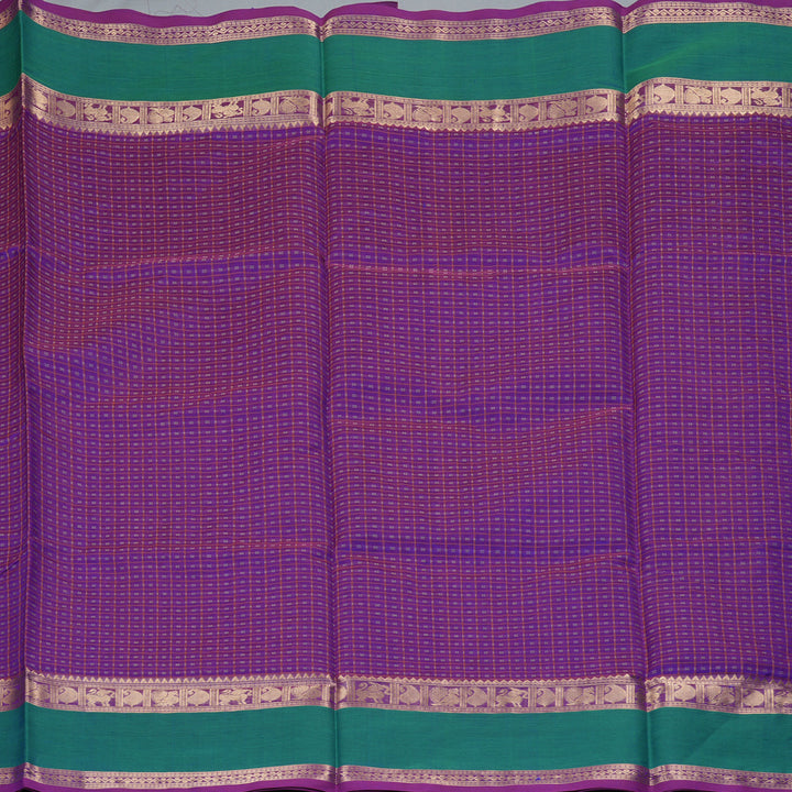 Hayagrivas Purple Kanchi Silk Cotton Saree KSBE124C10-10