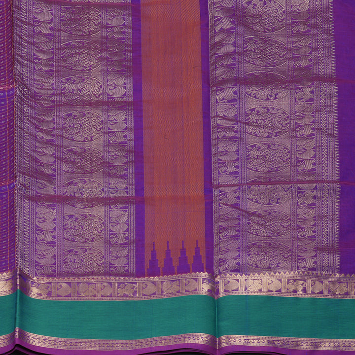 Hayagrivas Purple Kanchi Silk Cotton Saree KSBE124C10-10