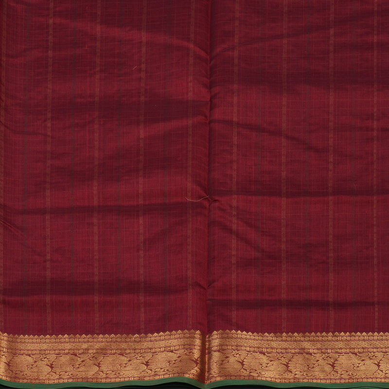 Hayagrivas Maroon Kanchi Silk Cotton Saree KSBE124C10-8