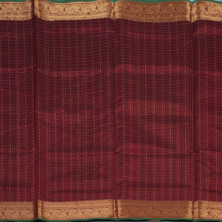 Hayagrivas Maroon Kanchi Silk Cotton Saree KSBE124C10-8