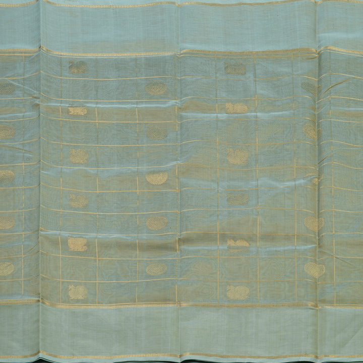 Hayagrivas Powder Blue Kanchi Silk Cotton Saree KSBE124C11-11