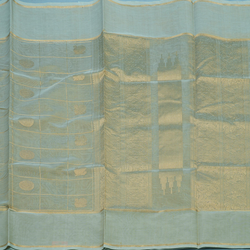 Hayagrivas Powder Blue Kanchi Silk Cotton Saree KSBE124C11-11