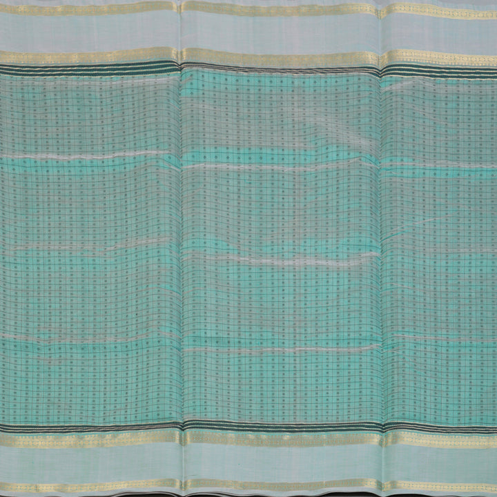 Hayagrivas Powder Blue Kanchi Silk Cotton Saree KSBE124C11-14