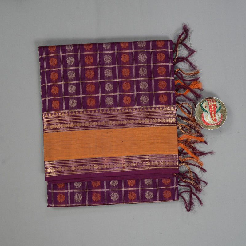 Hayagrivas Vadamalli Kanchi Silk Cotton Saree KSBE124C11-18