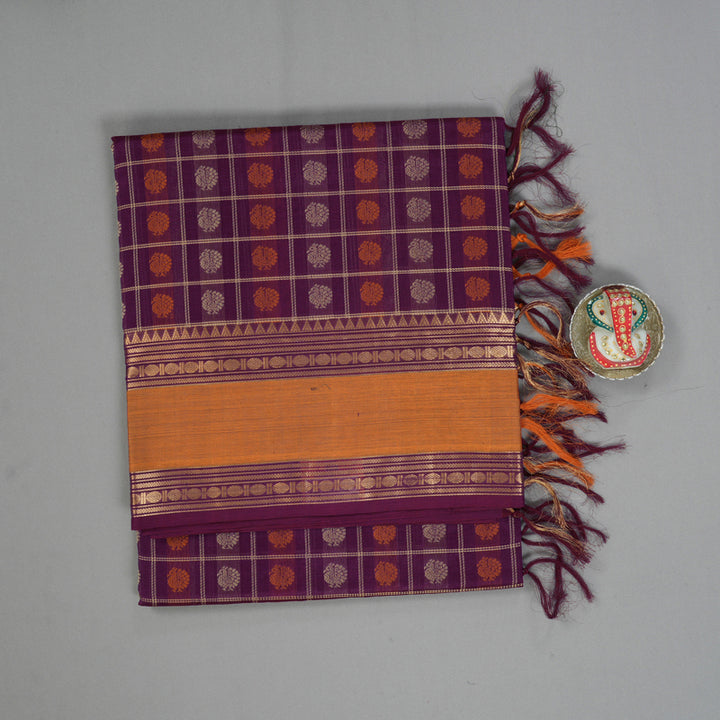 Hayagrivas Vadamalli Kanchi Silk Cotton Saree KSBE124C11-18
