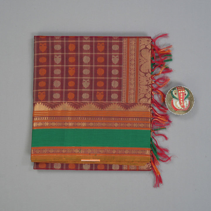Hayagrivas Manthalir Kanchi Silk Cotton Saree KSBE124C11-2