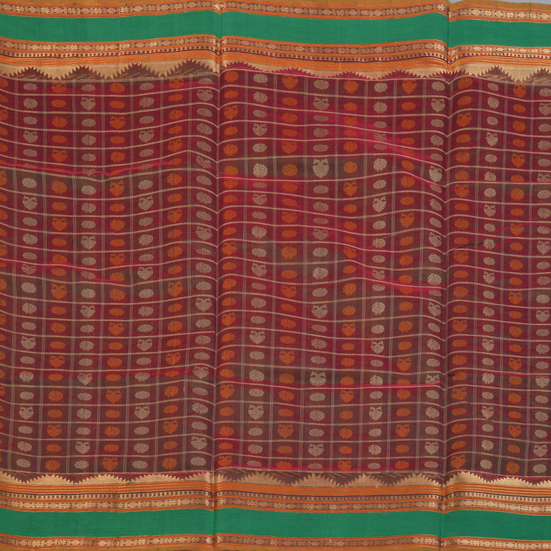 Hayagrivas Manthalir Kanchi Silk Cotton Saree KSBE124C11-2