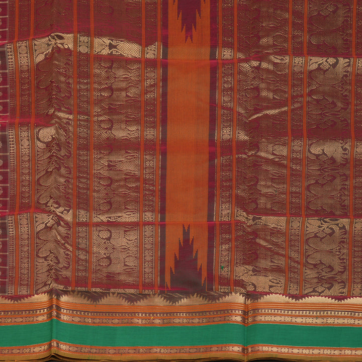 Hayagrivas Manthalir Kanchi Silk Cotton Saree KSBE124C11-2