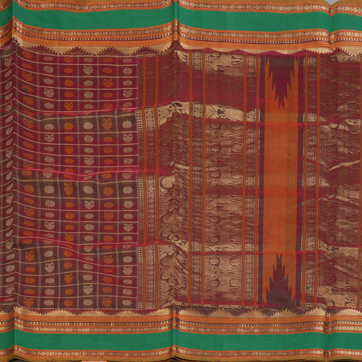 Hayagrivas Manthalir Kanchi Silk Cotton Saree KSBE124C11-2