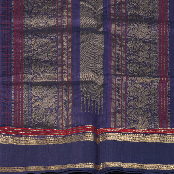Hayagrivas Purple Kanchi Silk Cotton Saree KSBE124C11-6