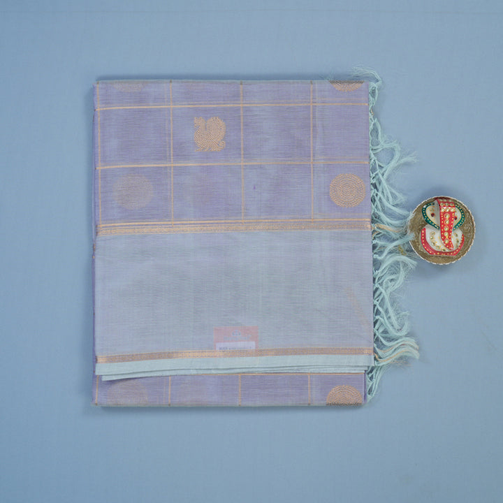 Hayagrivas Lilac Kanchi Silk Cotton Saree KSBE124C11-7