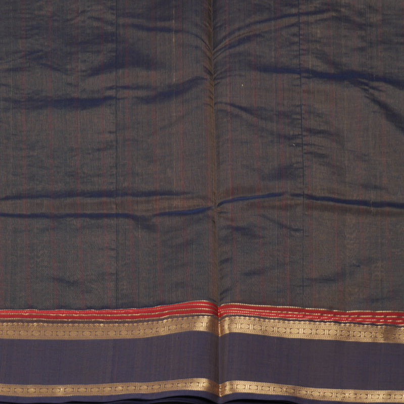 Hayagrivas Chocolate Brown Kanchi Silk Cotton Saree KSBE124C11-9