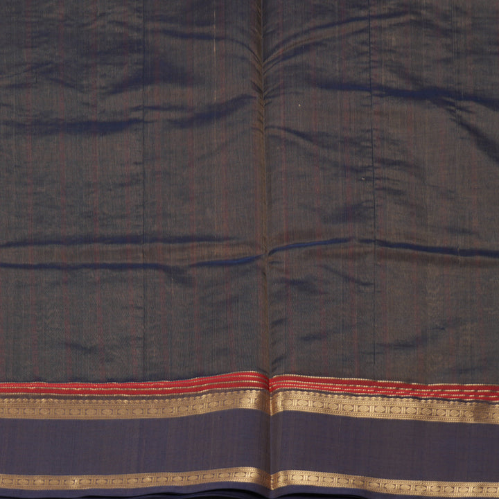 Hayagrivas Chocolate Brown Kanchi Silk Cotton Saree KSBE124C11-9