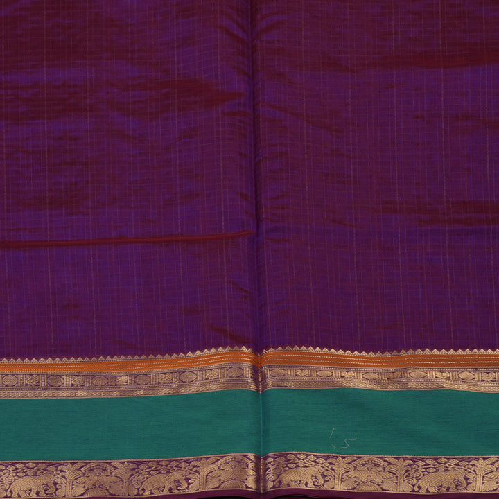 Hayagrivas Purple Kanchi Silk Cotton Saree KSBE124C12-11