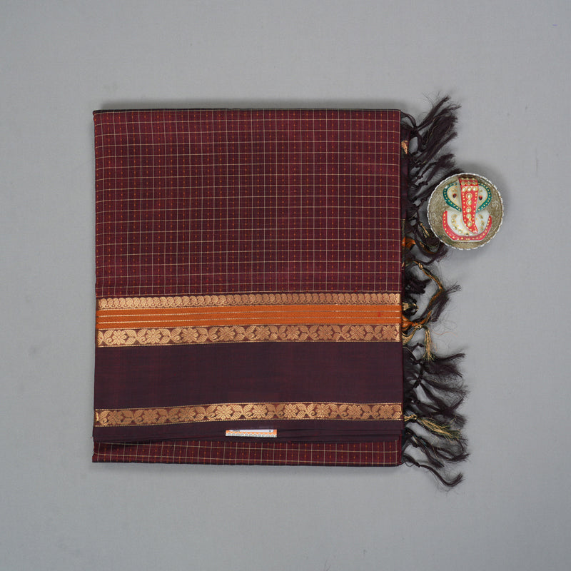 Hayagrivas Maroon Kanchi Silk Cotton Saree KSBE124C12-12