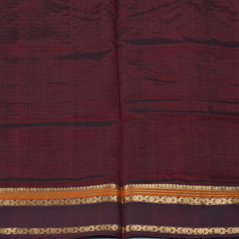Hayagrivas Maroon Kanchi Silk Cotton Saree KSBE124C12-12