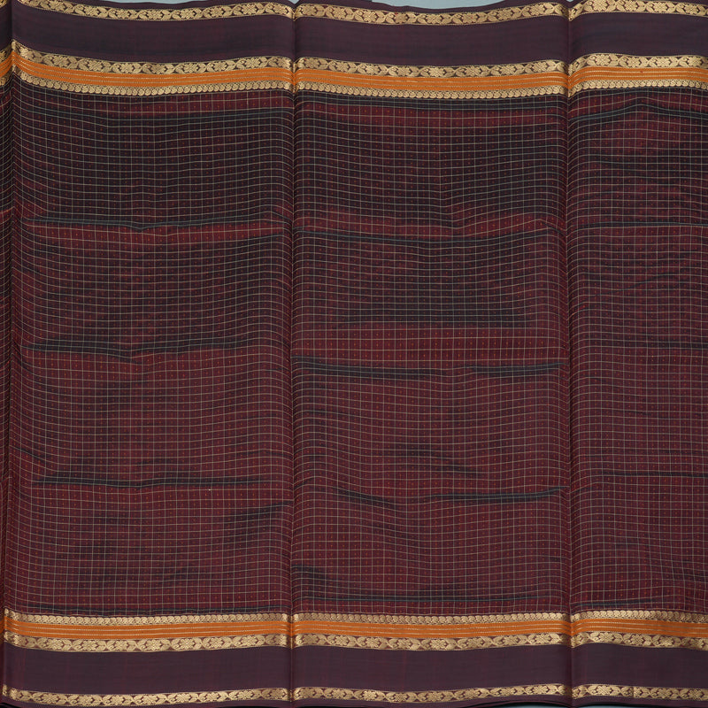 Hayagrivas Maroon Kanchi Silk Cotton Saree KSBE124C12-12