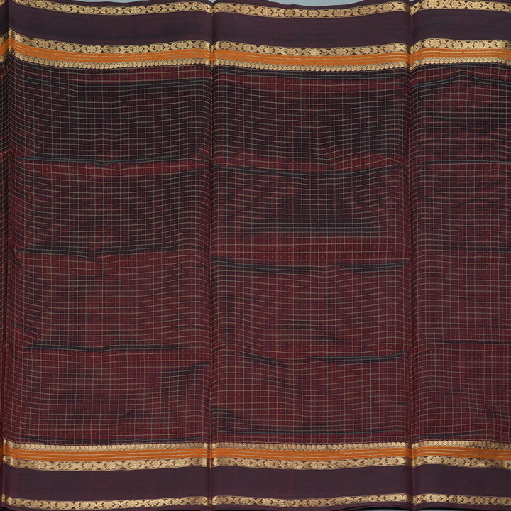Hayagrivas Maroon Kanchi Silk Cotton Saree KSBE124C12-12