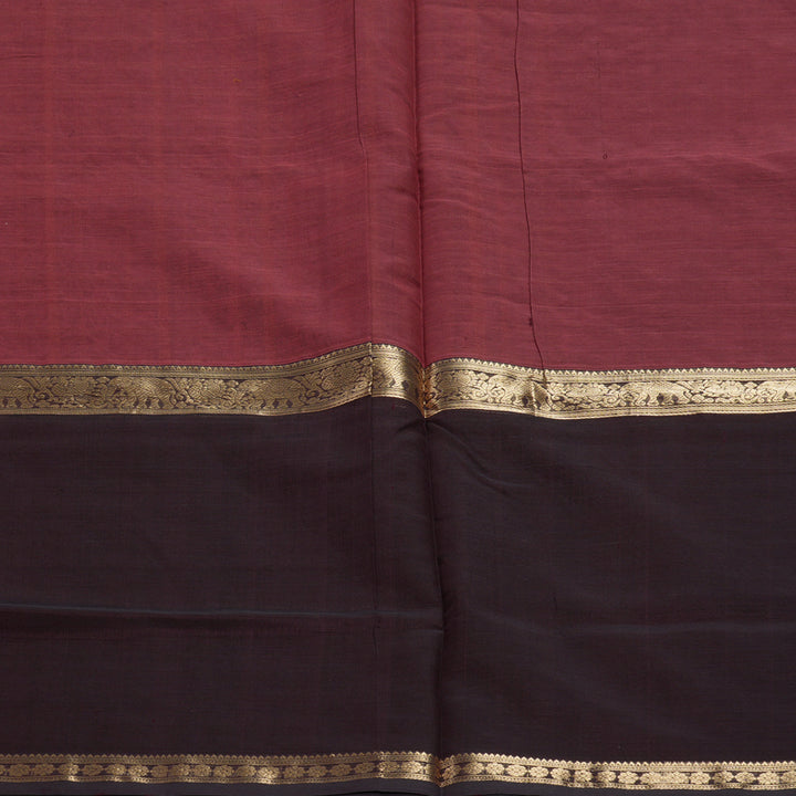 Hayagrivas Rosewood Pink Kanchi Silk Cotton Saree KSBE124C12-17