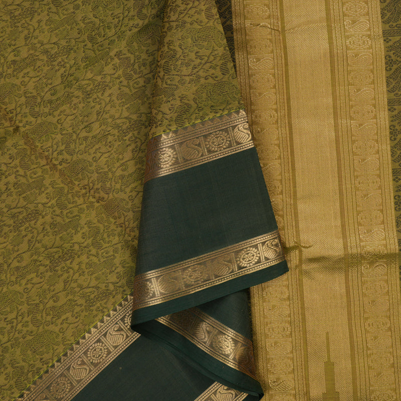 Hayagrivas Light Green Kanchi Silk Cotton Saree KSBE124C12-5