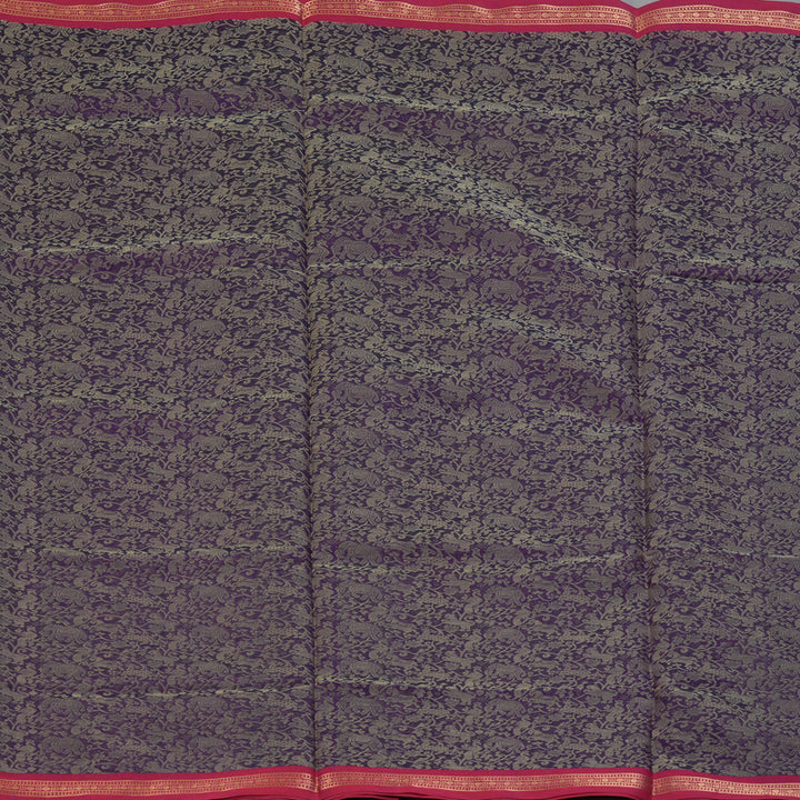 Hayagrivas Purple Kanchi Silk Cotton Saree KSBE124C13-2
