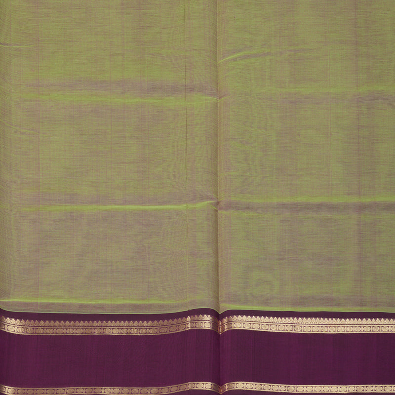 Hayagrivas Pista Green & Purple (Shot Colour) Kanchi Silk Cotton Saree KSBE124C3-1