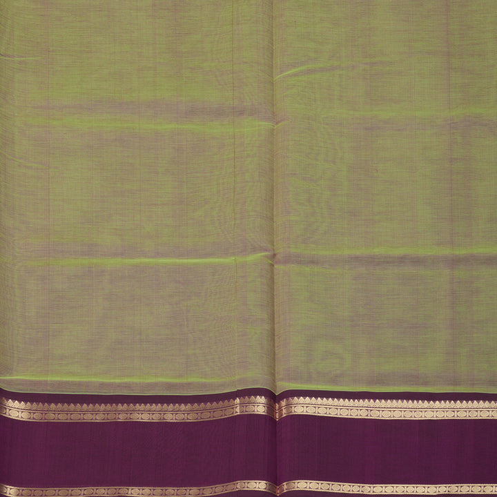 Hayagrivas Pista Green & Purple (Shot Colour) Kanchi Silk Cotton Saree KSBE124C3-1