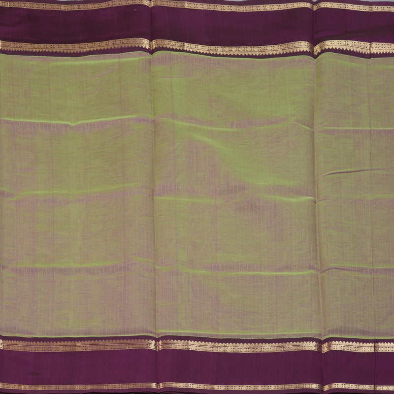 Hayagrivas Pista Green & Purple (Shot Colour) Kanchi Silk Cotton Saree KSBE124C3-1