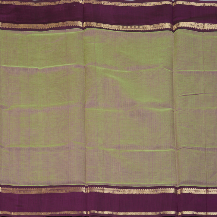 Hayagrivas Pista Green & Purple (Shot Colour) Kanchi Silk Cotton Saree KSBE124C3-1