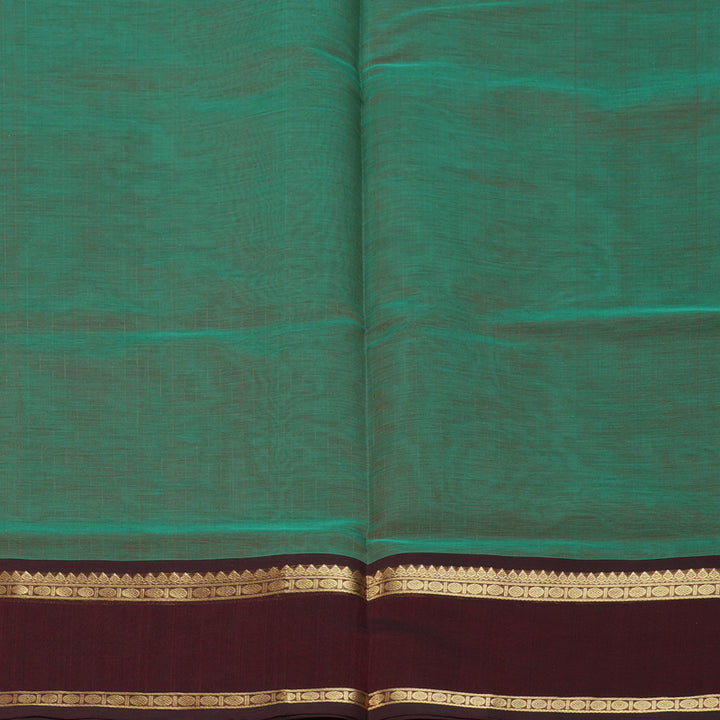 Hayagrivas Sea Green Kanchi Silk Cotton Saree KSBE124C3-5