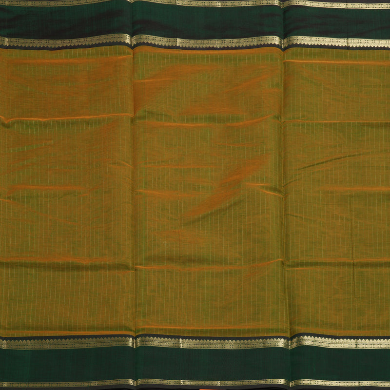 Hayagrivas Yellowish-Green Kanchi Silk Cotton Saree KSBE124C3-8
