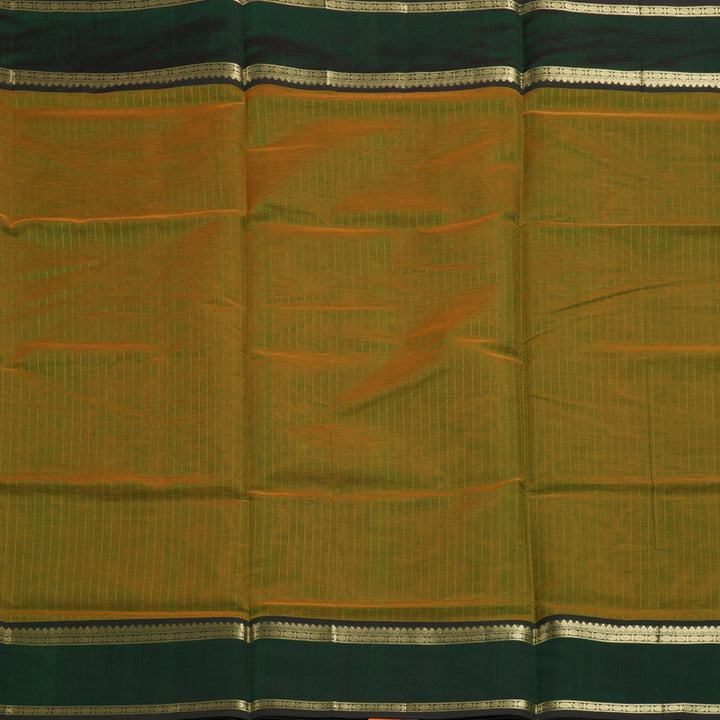 Hayagrivas Yellowish-Green Kanchi Silk Cotton Saree KSBE124C3-8