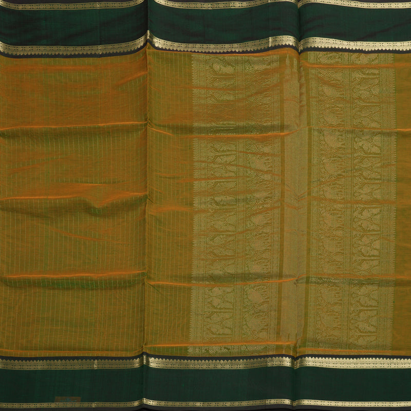 Hayagrivas Yellowish-Green Kanchi Silk Cotton Saree KSBE124C3-8