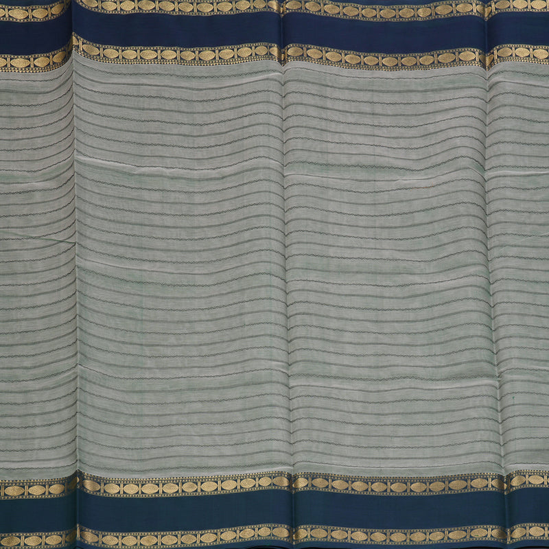 Hayagrivas Cement Green Kanchi Silk Cotton Saree KSBE124C4-5