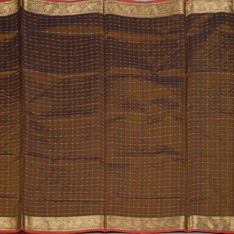 Hayagrivas Honey Mustard Kanchi Silk Cotton Saree KSBE124C5-1