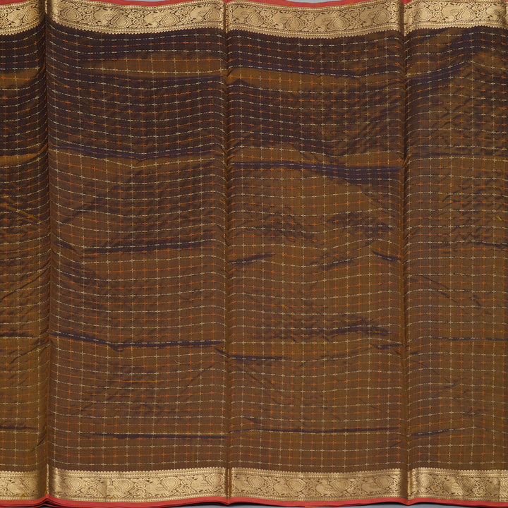 Hayagrivas Honey Mustard Kanchi Silk Cotton Saree KSBE124C5-1